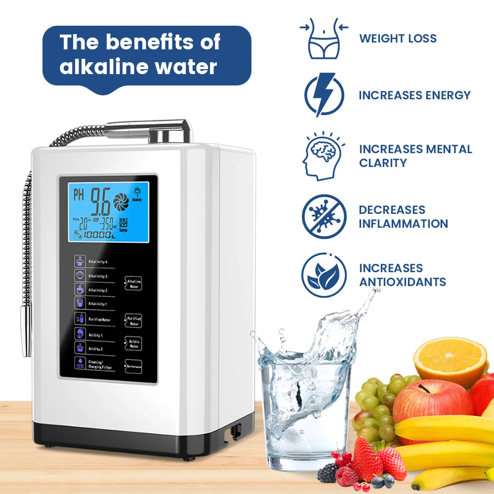 Alkaline Water Machine Ionizers PH Water Device Alkaline Water Dispenser 5 Plate Platinum Coating Alkaline Water Ioniser Machine Main image