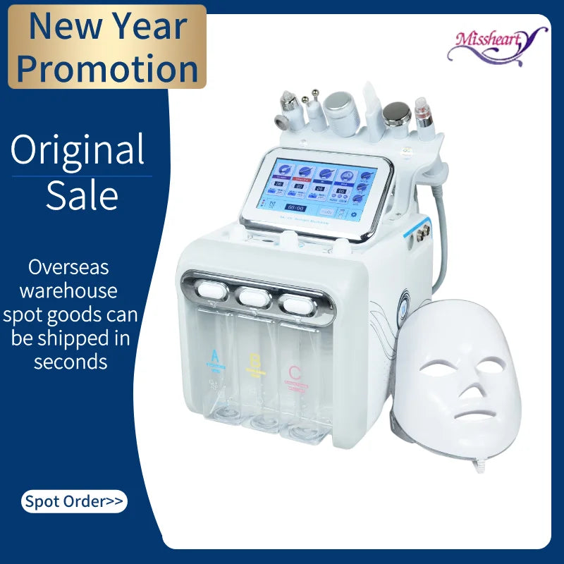 Missheart Professional Beauty Facial Machine  Hydra Aqua Deep Cleaning Skin Care Device（ EU /UK /US Fast Shipping） Main image