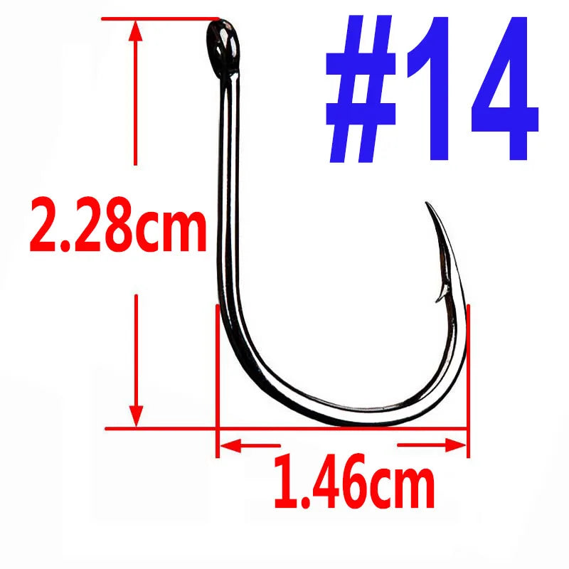 100/50/25 pcs Iseama Carp Fishing Hook Offset Circle Hook Single Fly Fishing Jig Hook Barbed sea Fishhook Tackle Accessories