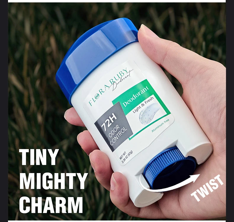 72-Hour Long-Lasting Deodorant Men，Aluminum-Free Fresh Scent，Pure Sport for Gym & Workout，Underarm Odor Body Remove，No Stains