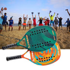 Newest High Quality Beach Tennis Racket Carbon Fiber Beach Tennis Racket Soft EVA Surface Tennis Racquet with Bag Lightweight