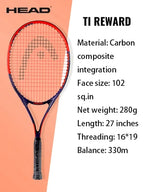 HEAD Carbon Composite Integration Tennis Racket For Beginners Men Women College Students Single Training Racquet