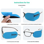 6PCS Eye Patch Kawaii Cute Diy Daily Use Amblyopia Eyeglasses Patches Eyeshade Kid Strabismus Treatment Vision Care For Girl