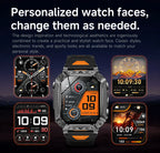 2026 TANK New 1400mAh Military GPS Smart Watch Men 2.01" AMOLED Screen 10ATM Waterproof Clock SOS Call Flashlight Smartwatch iOS