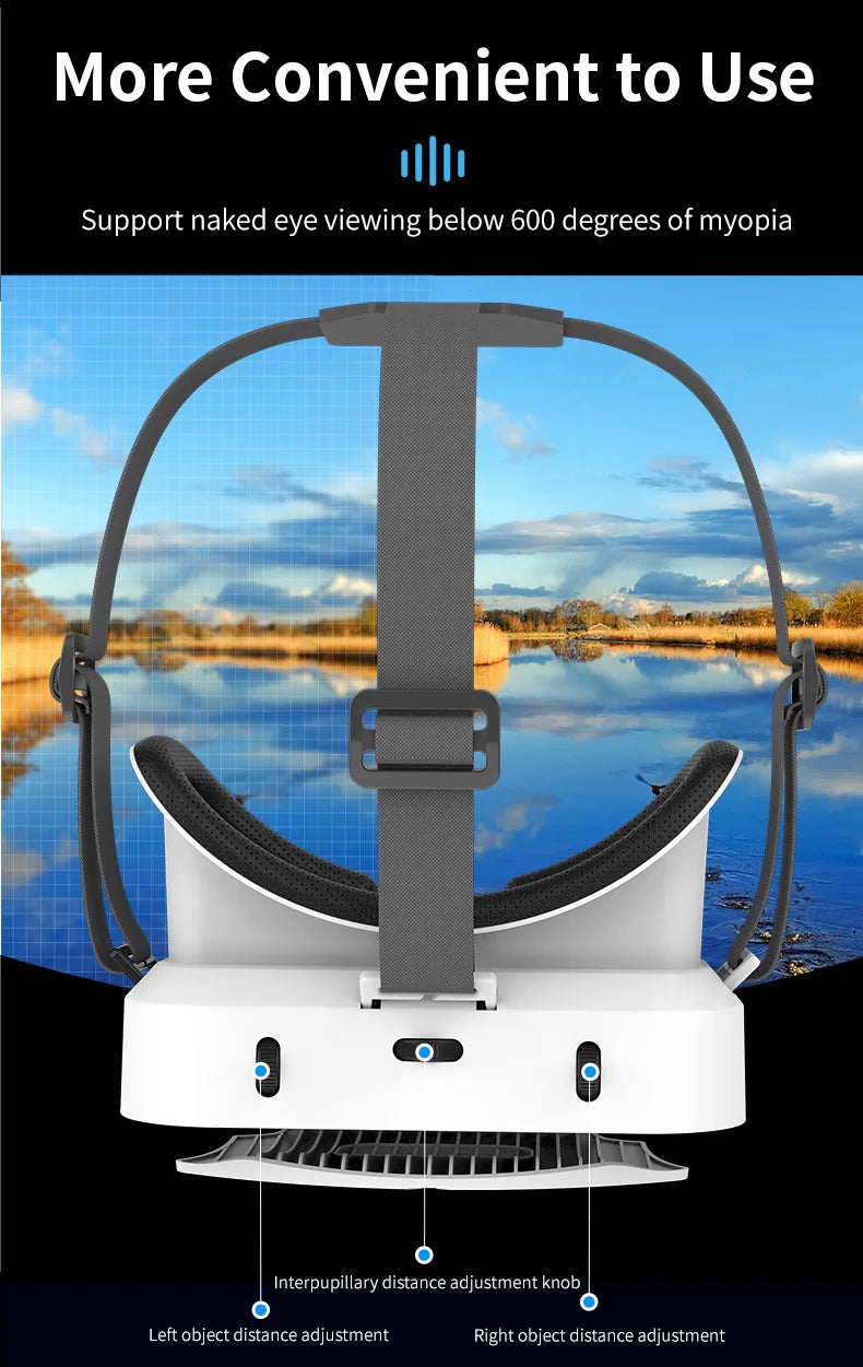 Shinecon VR Glasses 3D Headset Virtual Reality Device Helmet Goggles Lenses Mobile Smartphone Smart Phone Cell Realidade Viar VR
