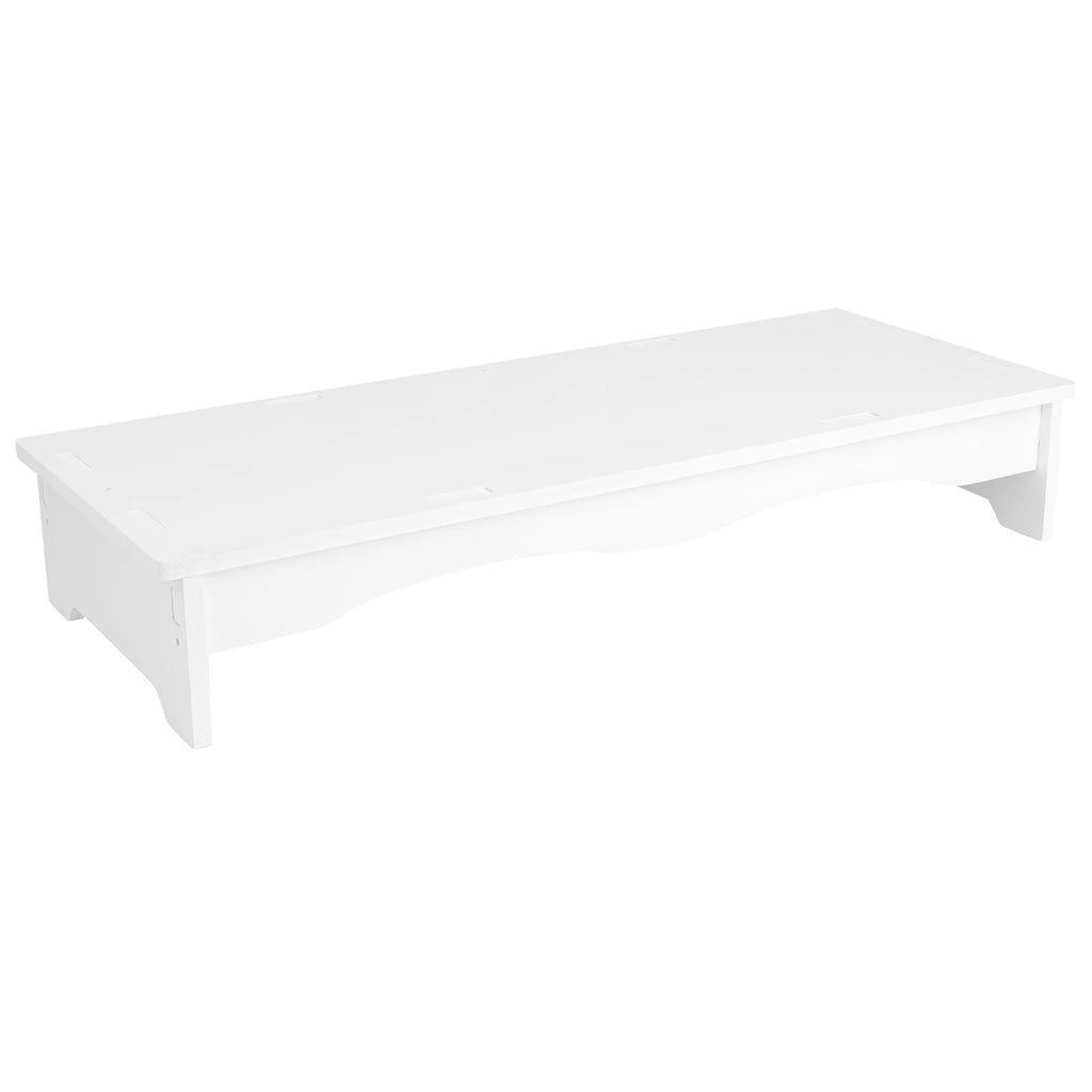Plastic Monitor Stand Desktop Rack Computer Screen Elevated Shelf Heightening Bracket Durable Smooth Suitable Decor Styles Long