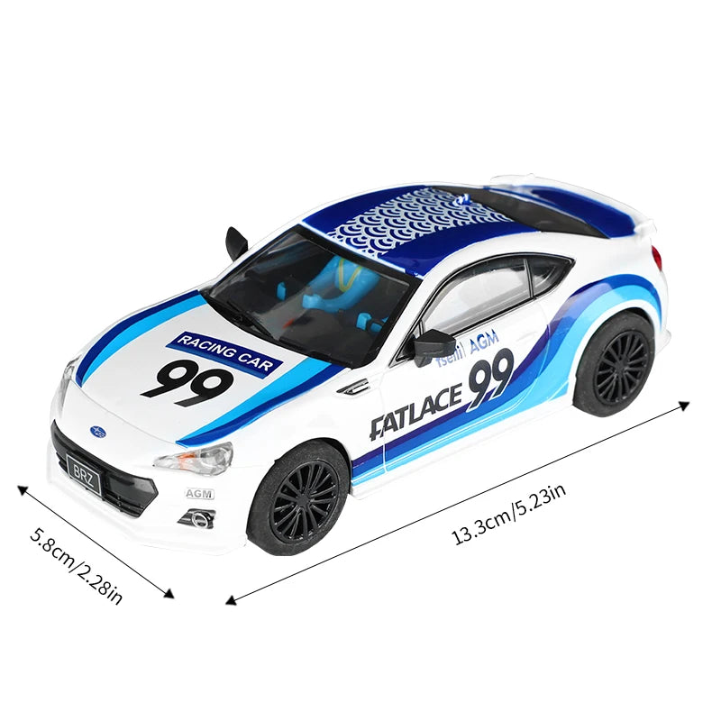 Analog Slot Car 1 32 Scale Racing Police Toy For Children Electric Race Track