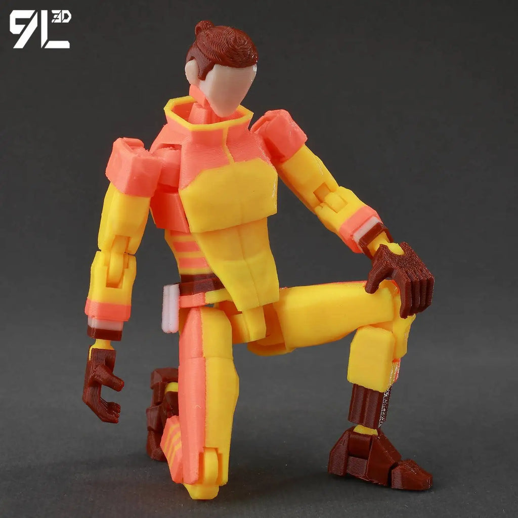9L3D Lucky 13 Invincible Boy Conquer Omni Action Figure 3D Printed Anime Model Multi-Jointed Poseable Collectible Toy Gift Fan
