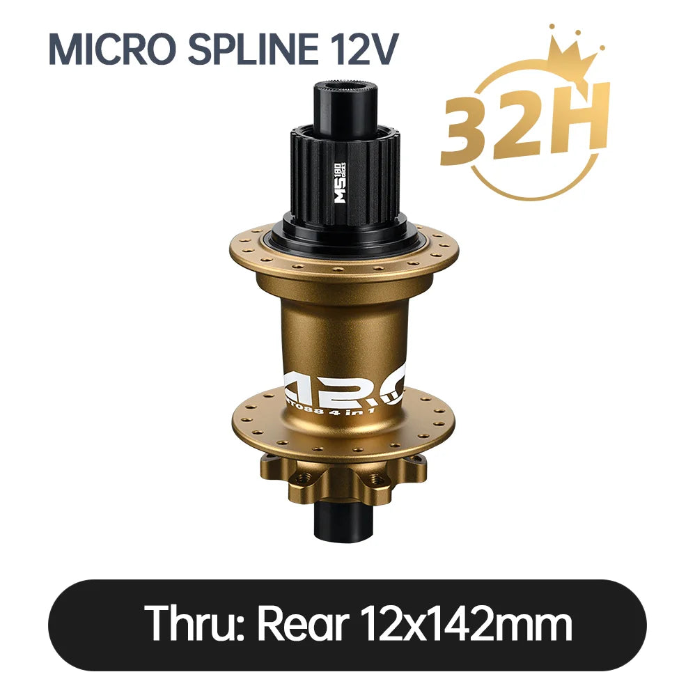 ARC MT088 MTB Hub 6 Pawls 180 Clicks Sealed Bearing Hub Front 9x100 15x100 Rear 10x135 12x142 Bicycle Cube 8 9 10 11 12 Speed