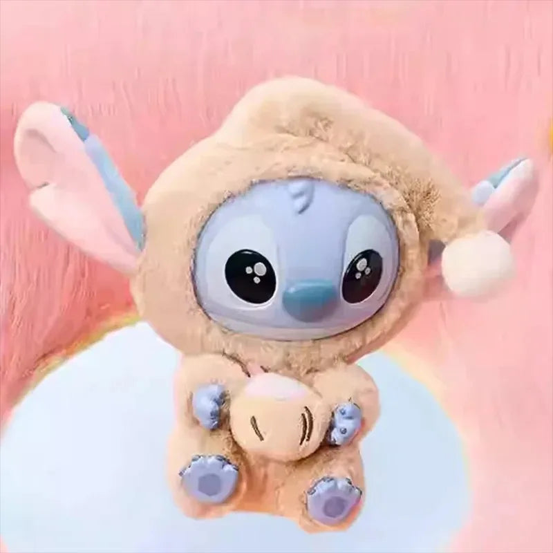 2025 Sales Stitch Blind Box Bag Eat Some Thing Before Sleep Series Vinyl Pendant Cute Doll MysteryBox Fluffy Doll Surprise Gift