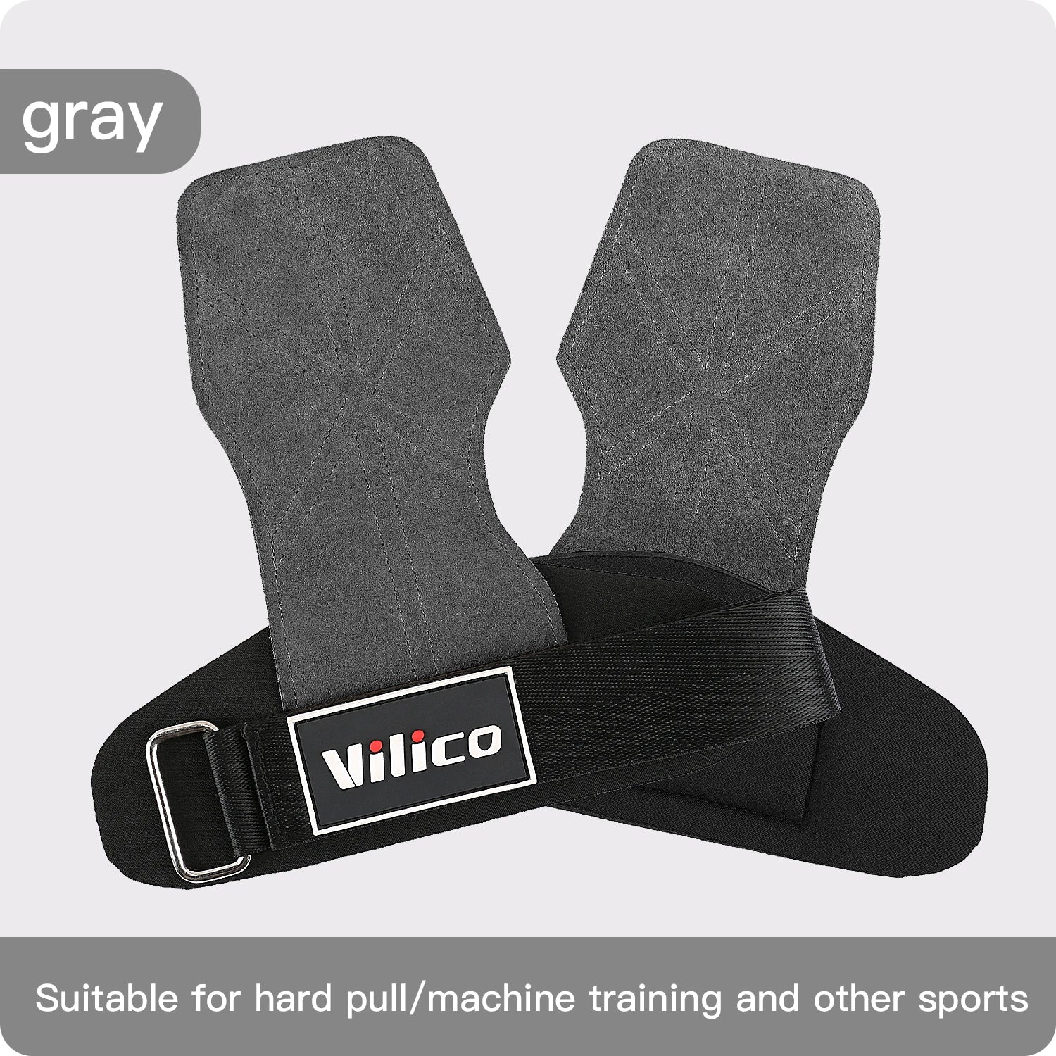 2Pcs Gym Gloves Fitness Hand Palm Protection Equipment Anti Slip Wear-resistant Wrist Protection Hard Pull Grip Strength Gloves