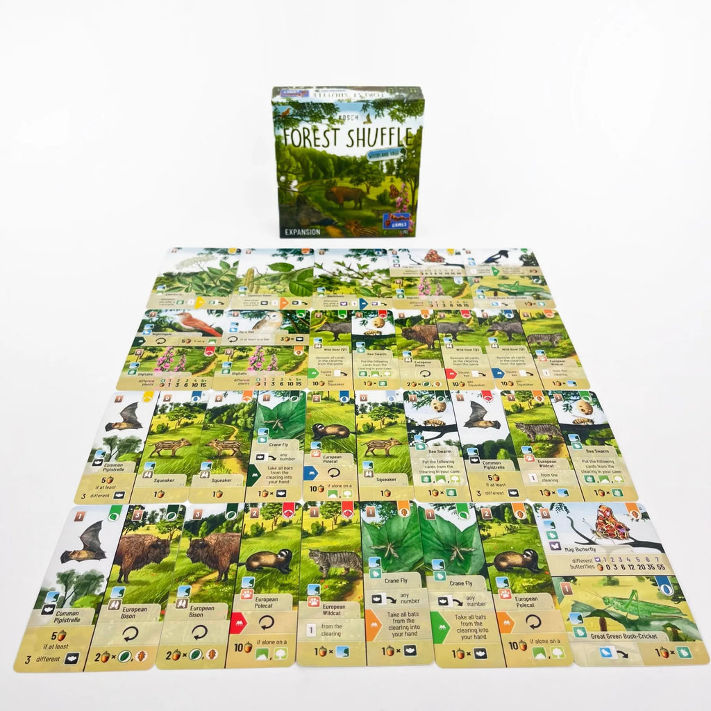 Forest Shuffle Card Game - Clever Strategy Game Fun Family Game for Kids and Adults - Woodland Edge、ALPINE、Expansion Game