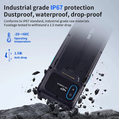 YK957  Android 2d Qr Code Reader Handheld Terminal Pda Android Barcode Scanner With Nfc Rfid Reader Medical Device Pdas 4+64g