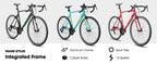 Hiland Aluminum Road Bike,Shimano 14 Speeds, 53/57cm Frame, Racing Bike for Men Mens Racing Bike