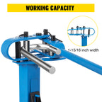 SucceBuy YP-38 Floor Mounted  Bender with 7 Dies Mutifunctional 44in Telescopic Rubber Handle Copper Steel Tube Bending Tool